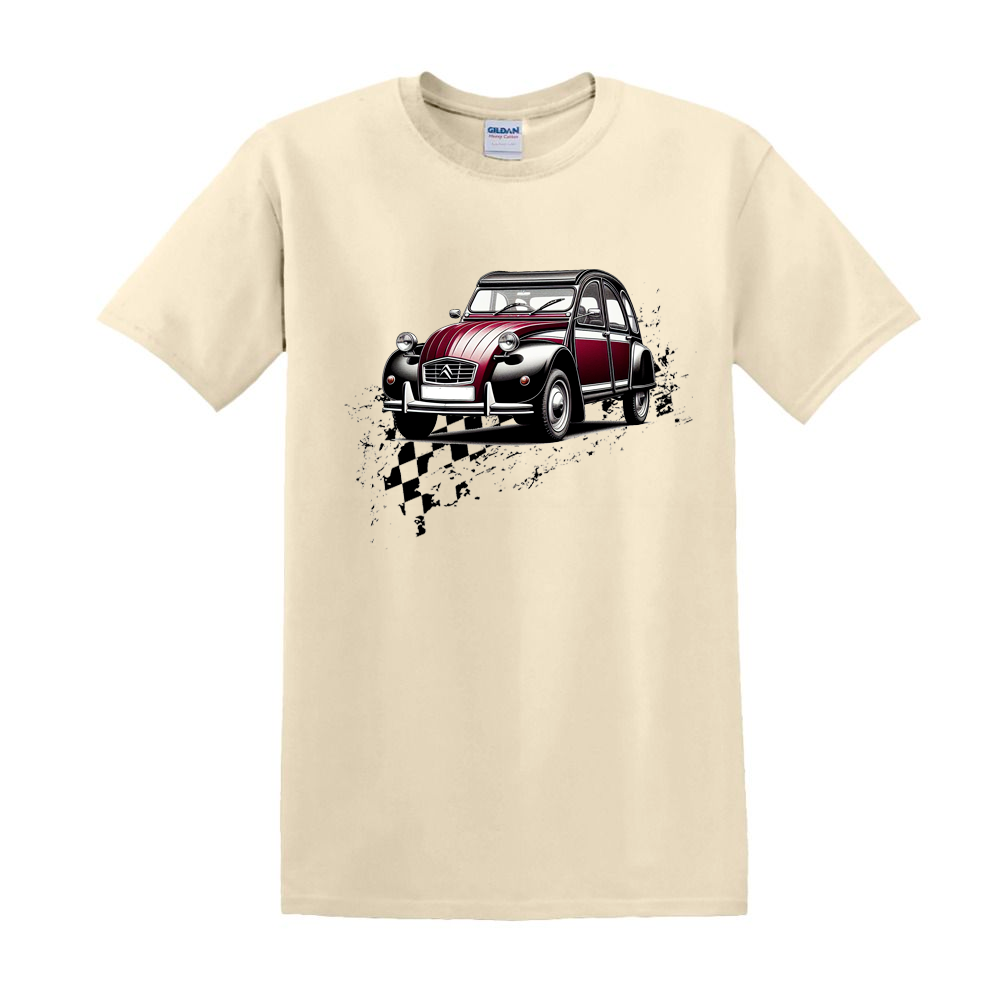 Citroen 2Cv Lovers tshirt - Bordeaux