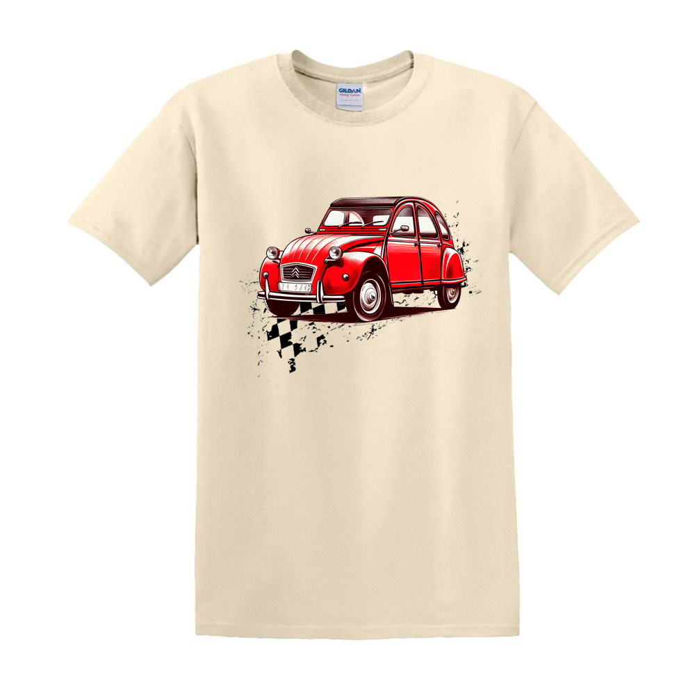 Citroen 2Cv Lovers tshirt - Red